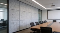 Panneaux acoustiques flexibles en fibre de polyester, panneaux insonorisants pour murs, installation facile, OEM