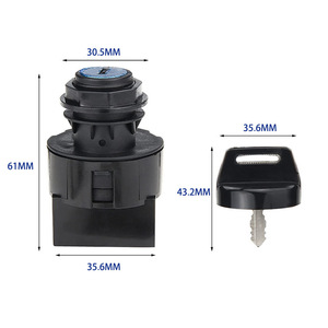 Interrupteur d'allumage QY à 6 broches et 3 positions, 30.5x35.6x61mm, pour Polaris ATV 4011002 - Product Image 1