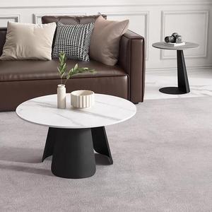 Actory-Juego <span class=keywords><strong>de</strong></span> mesa <span class=keywords><strong>de</strong></span> centro con tapa <span class=keywords><strong>de</strong></span> cerámica <span class=keywords><strong>de</strong></span> mármol, pata <span class=keywords><strong>de</strong></span> mesa <span class=keywords><strong>de</strong></span> metal con revestimiento negro, precio más barato - Product Image 3