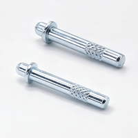Fixations en acier inoxydable OEM personnalisées : Goupille moletée à pas variable pour gabarits de construction, accessoires de meubles et outillage industriel