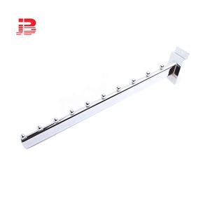 경사 후크 금속 크롬 브래킷 the <span class=keywords><strong>slatwall</strong></span> 7 공 - Product Image 2