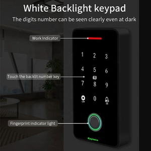 Keysecu IP68 עמיד למים Tuya App חכם טביעות אצבע ביומטרי דלת בקרת גישה מערכת מכשיר מוצרים עם NFC כרטיס פונקציה - Product Image 4