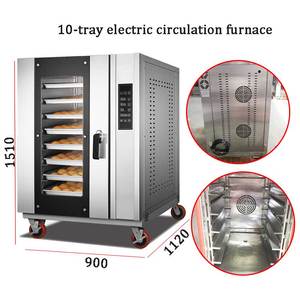 Lò tuần hoàn không khí nóng, bánh mì thương mại, bánh trứng, pizza, Oubao, với chức năng phun hơi nước, thiết bị nướng, - Product Image 3