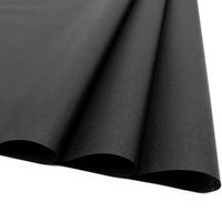 Papier de soie noir épais 30gsm 31gsm 35gsm, papier d'emballage noir 17gsm pour cadeaux, fleurs et fruits