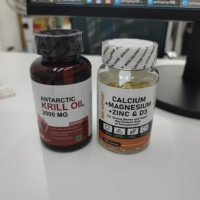 Capsules de Krill Antarktique à l'Astaxanthine Naturelle les Plus Vendues – 120 Gélules Molles pour Adultes – Complément Alimentaire pour Améliorer l'Énergie