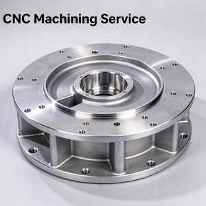 ฐานรองรับและหน้าแปลนยึดแบริ่งแบบหลายแกนที่ผลิตด้วยเครื่อง CNC ความแม่นยำสูงสำหรับงานหนัก - Product Image 1