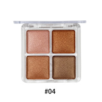Palette de fards à paupières miniatures portables OEM ODM, poudre pigmentée mélangeable, logo personnalisé pour marque de cosmétiques à étiquette privée