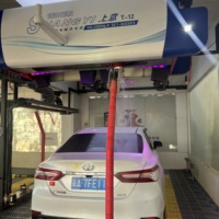 Laveuse de Voiture Électrique XJL T12 22KW en Acier Inoxydable avec Détection Intelligente, Suivi de Contour, Rinçage Latéral et Lavage Sans Contact + Entretien