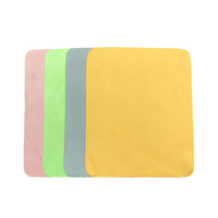 Chiffon d'entretien de bijoux en velours lavable gaufré avec logo personnalisé Chiffon de nettoyage de bijoux en forme d'écran de lunettes pour ordinateur portable
