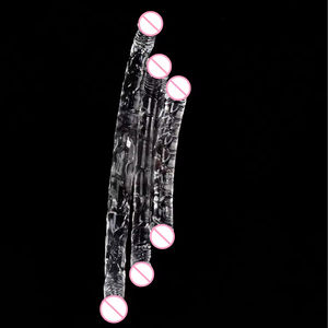 Оптовые двусторонние фаллоимитаторы для взрослых, для геев и лесбиянок, удлиненные, разноцветные, с ремнем - Product Image 6