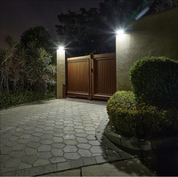 Lampe solaire de jardin étanche IP65, boîtier ABS, LED 6000K lumière du jour, pour cour, patio, usage extérieur