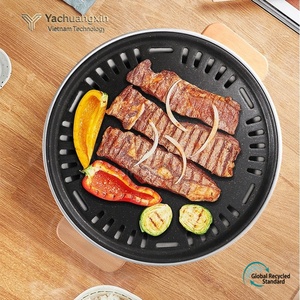Parrilla de Carbón de Acero Inoxidable para Exteriores, Diseño sin Humo con Rejilla de Malla y Asas Laterales - Product Image 6