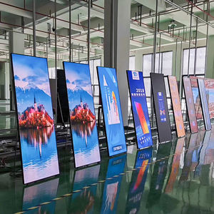 新产品室内数字标牌可折叠发光二极管电子海报显示屏P2.5 P1.86 P1.5 P1.25发光二极管海报屏幕 - Product Image 6