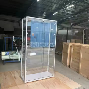 Tủ trưng bày đồ sưu tầm bằng nhôm, có đèn <span class=keywords><strong>LED</strong></span>, kính, có khóa, tiêu chuẩn và tùy chỉnh, hiển thị toàn cảnh - Product Image 2