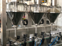 Distributeur automatique de crème glacée, nouveau type de pots de bouteilles, machine de remplissage de poudre et de capsulage