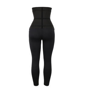 Gran oferta de mallas de entrenamiento de cintura de neopreno, pantalones de Yoga transpirables para Fitness, corsé para mujer, ropa moldeadora de talla grande - Product Image 3