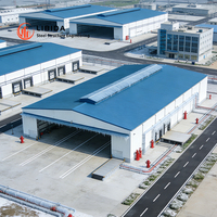 Entrepôt en structure métallique préfabriquée Bâtiment préfabriqué Entrepôt de stockage Hangar industriel