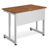 Bureau d'ordinateur moderne de haute qualité pour enseignant avec un cadre en fer robuste pour une utilisation scolaire et de bureau
