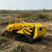 Broyeur à haute adaptabilité RTDF-850M 55 °   Débroussailleuse télécommandée à angle de montée maximal pour la foresterie