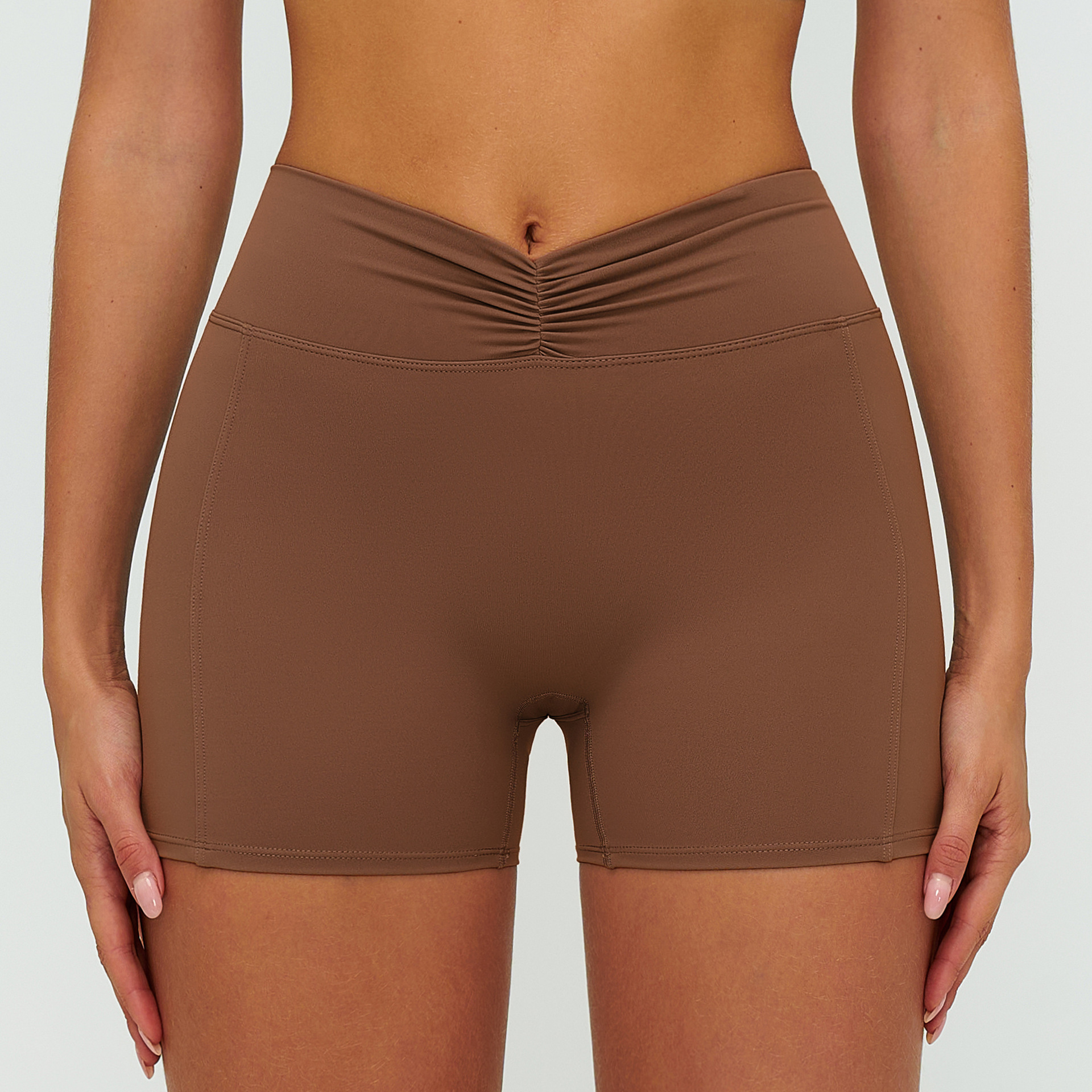Short café marron foncé