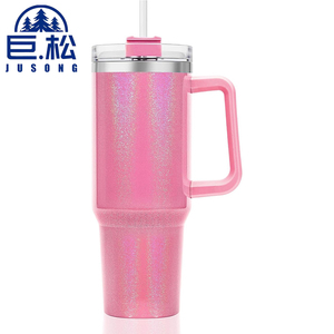 Bicchieri Termici all'Ingrosso 30oz/40oz, Tazza da Viaggio per Caffè in Acciaio Inox Sottovuoto 30/40oz con Manico e Cannuccia - Product Image 5