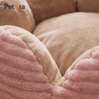 Lit pour animaux de compagnie Petora Luxury Cactus Petals, en peluche douce, confortable et chaud, pour chat et chien