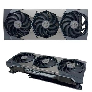 Ventilateur de refroidissement RTX <span class=keywords><strong>3070</strong></span> 3080 <span class=keywords><strong>Ti</strong></span> 3090 pour <span class=keywords><strong>MSI</strong></span> GeForce RTX <span class=keywords><strong>3070</strong></span> 3080 <span class=keywords><strong>Ti</strong></span> 3090 <span class=keywords><strong>SUPRIM</strong></span> <span class=keywords><strong>X</strong></span> carte graphique dissipateur de chaleur PLD10010B12HH 4PIN - Product Image 1
