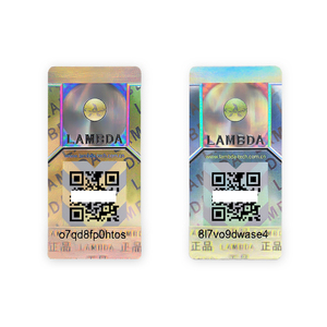 Công Nghệ Cao 3D Holographic An Ninh Nhãn Sticker Với Màu Sắc Kỹ Thuật Số Mã <span class=keywords><strong>QR</strong></span> In Ấn Tùy Chỉnh Cho Ngành Công Nghiệp Hóa Chất - Product Image 3