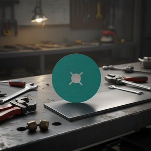 แผ่นใยขัดคอรันดัม 125x22 มม. พร้อมสารหล่อเย็น AB3080 สำหรับงานขัด - Product Image 3