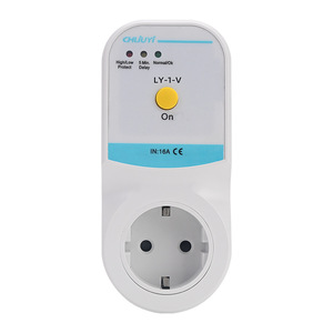 Liu Yi LY-1-V 16A EU Plug Socket With Voltage Current Overload Protection Home Use - Product Image 1