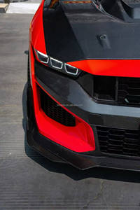 ชุดแต่งตัวถังคาร์บอนแห้งรุ่นใหม่ล่าสุดสไตล์ SC สำหรับ Ford Mustang 2024+ อัพเกรดกันชนหน้า ฝากระโปรงหน้า ดิฟฟิวเซอร์หลัง สเกิร์ตข้าง สปอยเลอร์ - Product Image 5
