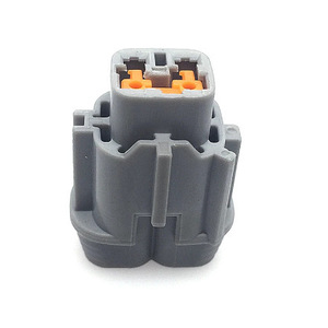 Waterproof Connector For Nissan Cars 2 Pin 2.2mm Plug Fog <b>Light</b> <b>Socket</b> Gray Plastic 6185-0867 - Product Image 3