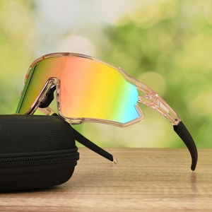 Chất lượng tốt nhất khung hình đầy đủ một mảnh ống kính leo núi thể thao Kính mát tùy chỉnh Ngoài Trời Chống UV chạy đi bộ đường dài kính mặt trời - Product Image 1