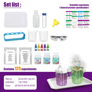 Kit de laboratorio de ciencias STEAM Juguetes para niños Juguete educativo temprano Kit de experimentos de <span class=keywords><strong>ciencia</strong></span> Regalo de Química sorpresa - Product Image 5