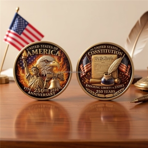 Fabricante Profesional de Monedas Conmemorativas 2D Personalizadas y Monedas de Metal 3D Personalizadas para Celebraciones de Aniversario Corporativo - Product Image 6