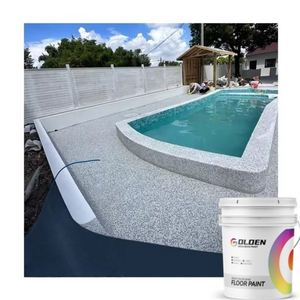 Pintura Epoxi de Alto Rendimiento Ecológica de Alto Brillo Color Arena, Colores Personalizados, Revestimiento Líquido para Pisos, para Cepillado con Cepillo - Product Image 1