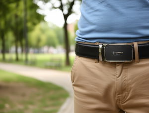 Fibbia Quadrata Nera Grande da 5,0 cm in Metallo per Cintura - Product Image 2