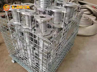 Cage en treillis métallique pliable en acier soudé pour entrepôt et stockage