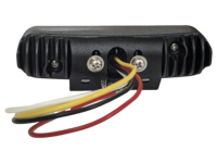 Zweifarbiges Motorrad 6 LED Stroboskoplicht Umweltfreundlich 12V/24V Neue Autos Warnzubehör Fahrzeuggrill-Zubehör