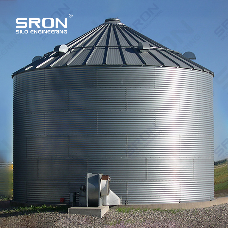 Silos in acciaio di alta qualità da 5000 tonnellate per lo stoccaggio del grano/contenitori per grano/mais prezzo produttore di Silo di riso