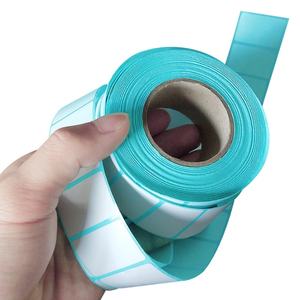 Etiquetas Térmicas OEM al por Mayor, 58*30mm, Etiquetas Térmicas Azules para Códigos de Barras, Logística, Envío, Oficina, Alimentos - Product Image 2