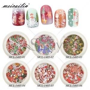 Nouvelles décorations d'ongles 3D, autocollants pour ongles de Noël, autocollants mignons de dessins animés, autocollants DIY, série sapin de Noël et <span class=keywords><strong>rennes</strong></span>. - Product Image 3