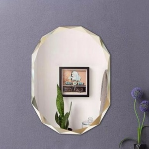 Frameless <b>Round</b> <b>Bathroom</b> Wall Mounted <b>Mirror</b> 24'' Beveled Polished <b>Round</b> <b>Mirror</b> for <b>Bathroom</b> Wall - Product Image 6