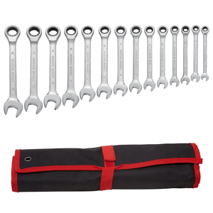 High Quality 12pcs CRV Ratchet <strong>Combination</strong> <strong>Wrench</strong> Set Customizable OEM Carbon Steel Pipe <strong>Wrench</strong> Spanners Tool Set - Product Image 1
