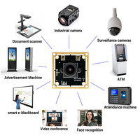 Module de caméra mini sans distorsion Hampo 5MP IMX335 USB Plug-and-Play 30fps MJPG/YUV 003-0789-b pour documents portables