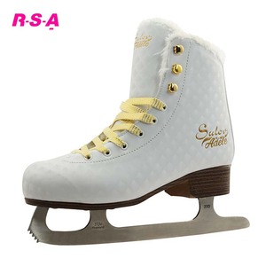 Scarpe <span class=keywords><strong>da</strong></span> donna in pelle sintetica di alta qualità con fodera in vera pelle <span class=keywords><strong>pattini</strong></span> <span class=keywords><strong>da</strong></span> <span class=keywords><strong>ghiaccio</strong></span> invernali per bambini in vendita - Product Image 3