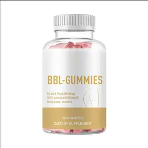 Label pribadi Hips pembesar Gummies C pil untuk pinggul dan bokong Klw untuk bokong dan bokong