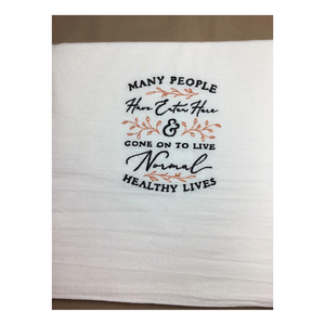 ผ้าขนหนูสีขาวน้ำหนักเบางานแฮนด์เมดผ้าคอตตอนปักกอล์ฟขนาด16x26นิ้ว115 GSM ดูดซับได้ดี - Product Image 5