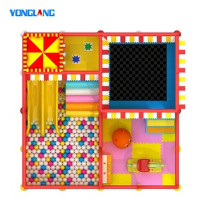 Aire de jeux intérieure sur le thème du <span class=keywords><strong>clown</strong></span> de cirque, château gonflable pour enfants avec toboggan et piscine <span class=keywords><strong>à</strong></span> balles - Product Image 2