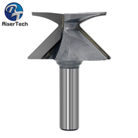 Fraise à cintrer les arceaux circulaires intégrée pour le travail du bois transfrontalier, queue de 12 mm, compatible CNC/machine de gravure